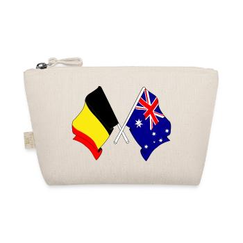 Cardio heart Drapeau Belgique, drapeau Australie - Trousse biologique - nature - Devant