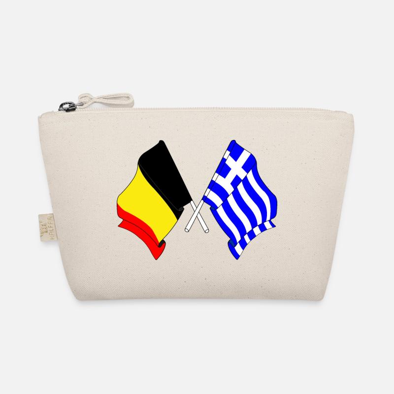 Drapeau Belgique, drapeau Grèce Trousse biologique