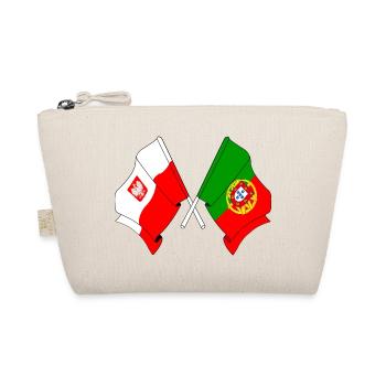 Flagge Polen und Flagge Portugal - Bio-Täschchen - Natur - Vorne