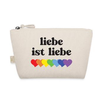 LGBT Pride Month - Liebe ist Liebe - Organic Pouch - nature - Front