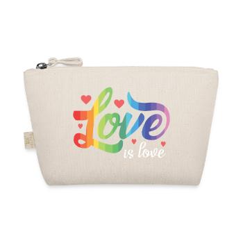 Mois de la fierté LGBT - Love is Love - Trousse biologique - nature - Devant