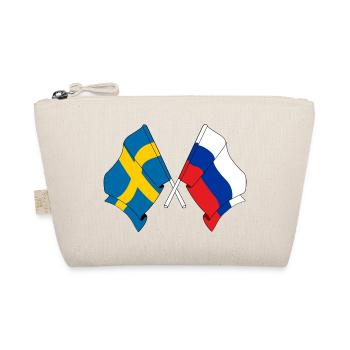 Drapeau Suède drapeau Russie - Trousse biologique - nature - Devant