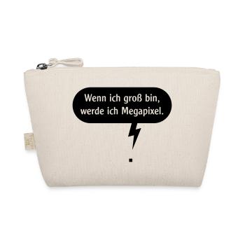Wenn Ich Groß Bin, Werde Ich Megapixel. (Pixel, B) - Bio-Täschchen - Natur - Vorne