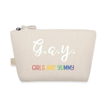 LGBT Pride Month - G.A.Y - Girls are yummy - Organic Pouch - nature - Front