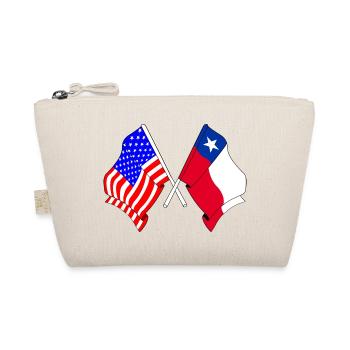 Flag USA Chile - Organic Pouch - nature - Front