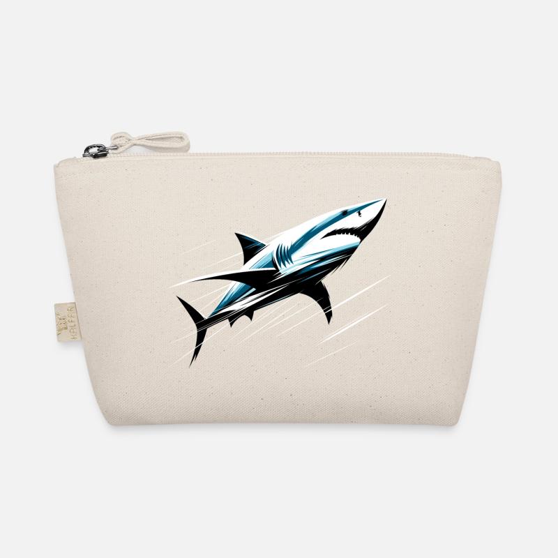 Shark in motion Organic Pouch