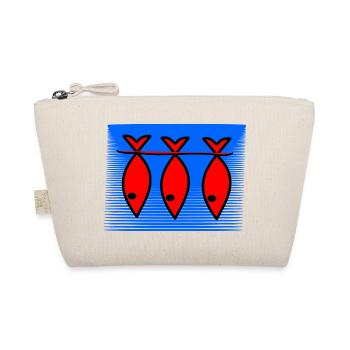 FISH. SARDINE. APRIL FOOL. SEA. OCEAN - Organic Pouch - nature - Front