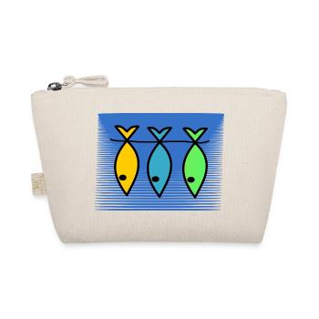 FISH. SARDINE. APRIL FOOLS. SEA. OCEAN - Organic Pouch - nature - Front