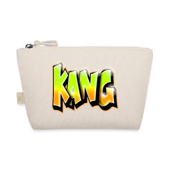 KANG GRAFFITI NAME PRINT Gelb - Bio-Täschchen - Natur - Vorne