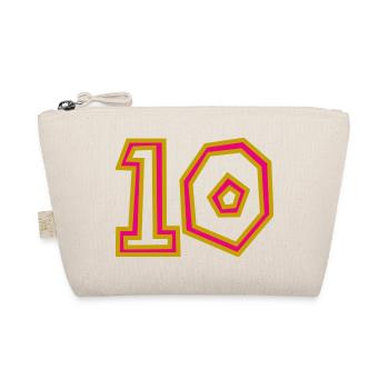 10. 10 YEARS. 10th ANNIVERSARY. 10 YEAR ANNIVERSARY. - Organic Pouch - nature - Front