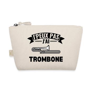 Je Peux Pas J'ai Trombone Tromboniste Musicien - Trousse biologique - nature - Devant
