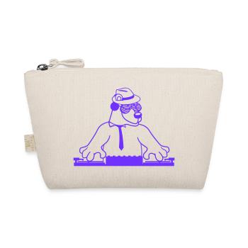 DJ Brown Bear Bear Grizzly Mixer Tie Party - Organic Pouch - nature - Front
