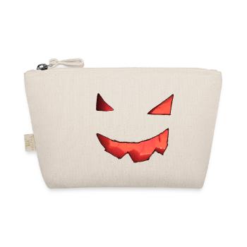 Pumpkin Face - Organic Pouch - nature - Front
