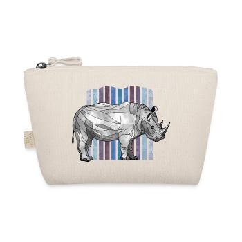 Nashorn - Bio-Täschchen - Natur - Vorne