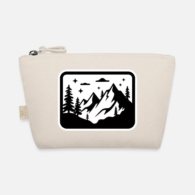 Berg Schwarz Bio-Täschchen