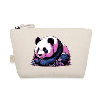 Panda - Bio-Täschchen - Natur - Vorne