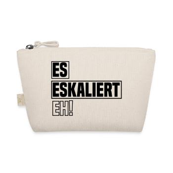 es eskaliert eh - Bio-Täschchen - Natur - Vorne