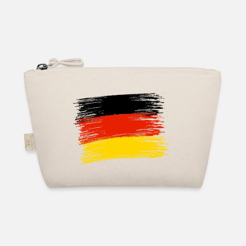 DEUTSCHE FLAGGE - Bio-Täschchen - Natur