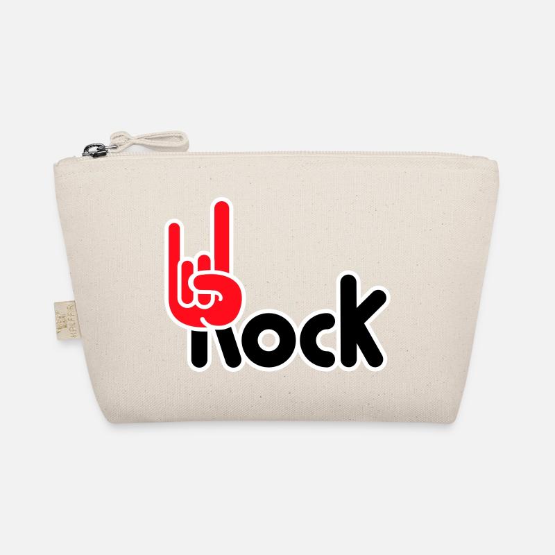 Heavy Metal Hard Rock Musik Hörner Handgeste Logo Bio-Täschchen