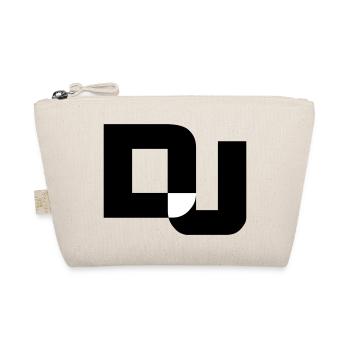 DJ Letters Party Music Fun Text Logo Lettering - Organic Pouch - nature - Front