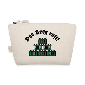 Der Berg Ruft! (Bier / Bierkästen / Grün / Old) - Bio-Täschchen - Natur - Vorne