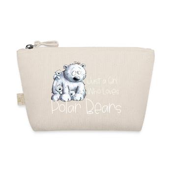 Juste une fille qui aime les ours polaires - Trousse biologique - nature - Devant