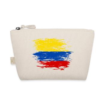 Kolumbien Flagge used - Bio-Täschchen - Natur - Vorne