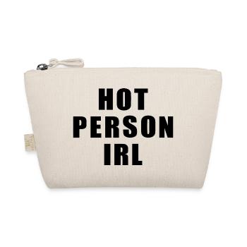 Hot person irl - Bio-Täschchen - Natur - Vorne
