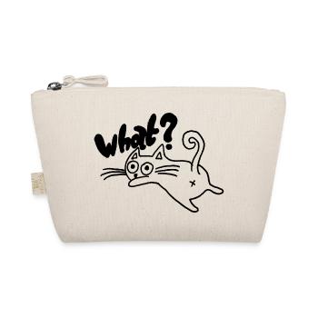 Cat What? Gift - Organic Pouch - nature - Front
