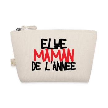élue Maman de l'année - fête des mères - Trousse biologique - nature - Devant