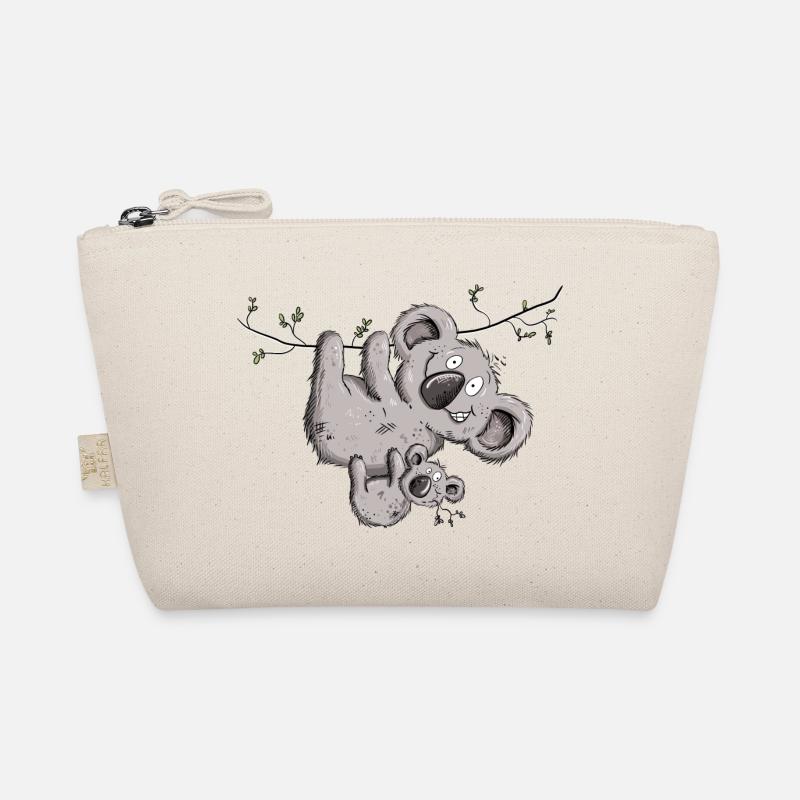 Drolliger Koala Bär Mit Koala Baby Bio-Täschchen