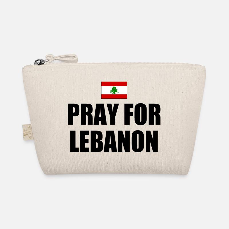 Pray for lebanon Bio-Täschchen