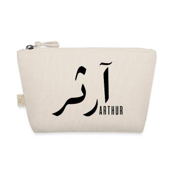 Name Arthur auf Arabisch - Bio-Täschchen - Natur - Vorne