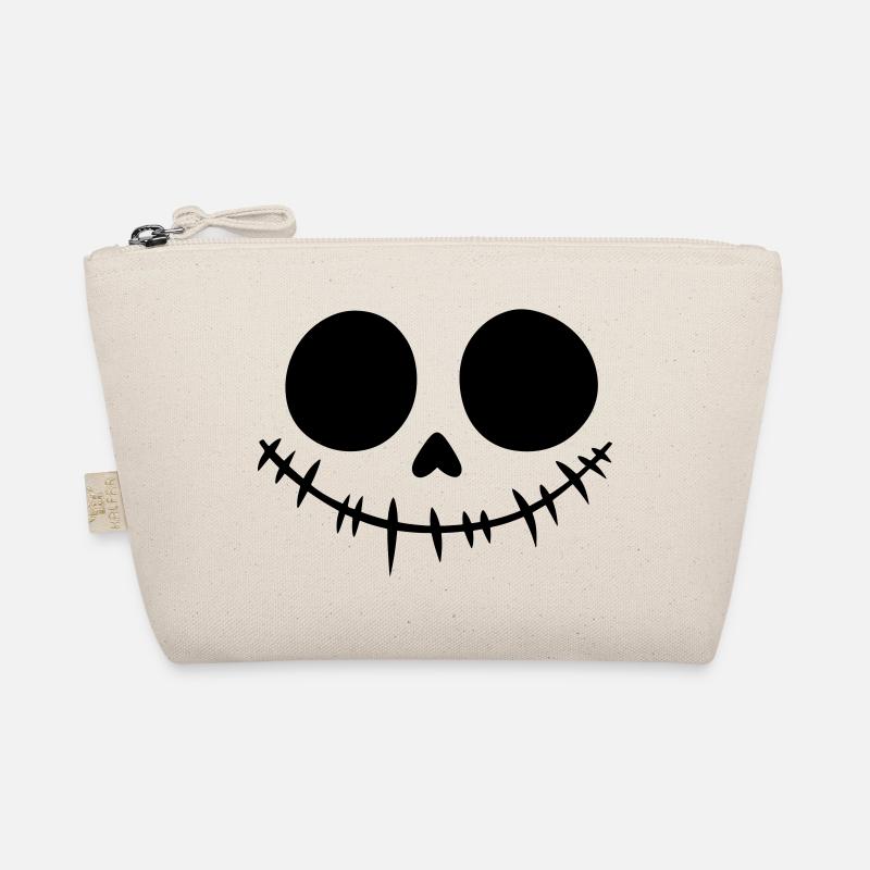 Halloween Kostüm Kürbis Zombie Hexe Vampir - Bio-Täschchen - Natur