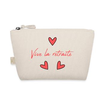 RETIREMENT. HAPPY RETIREMENT. HAPPY RETIREMENT - Organic Pouch - nature - Front