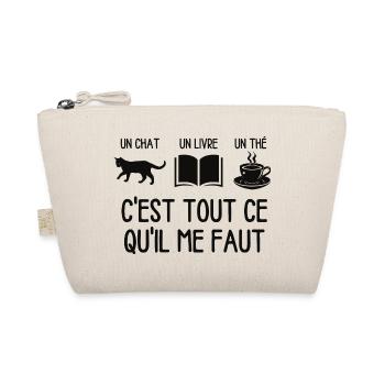 Chat livre thé - Trousse biologique - nature - Devant