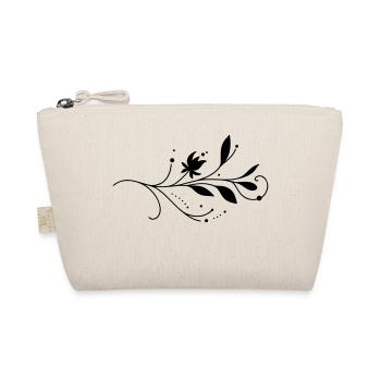 Floral Vine Flourish - Organic Pouch - nature - Front