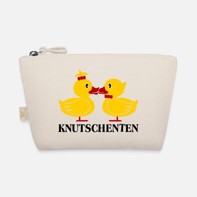 Die KnutschEnten (Enten) Spruch Bio-Täschchen