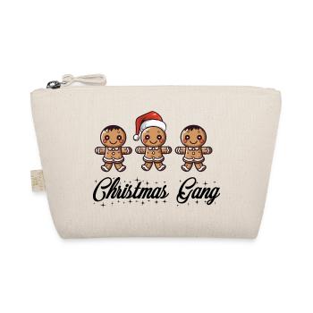 Christmas Gang Gingerbread Man - Organic Pouch - nature - Front