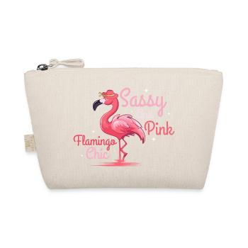 impertinent et rose flamant rose chic oiseau rose mignon - Trousse biologique - nature - Devant