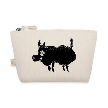 Wildschwein - Bio-Täschchen - Natur - Vorne