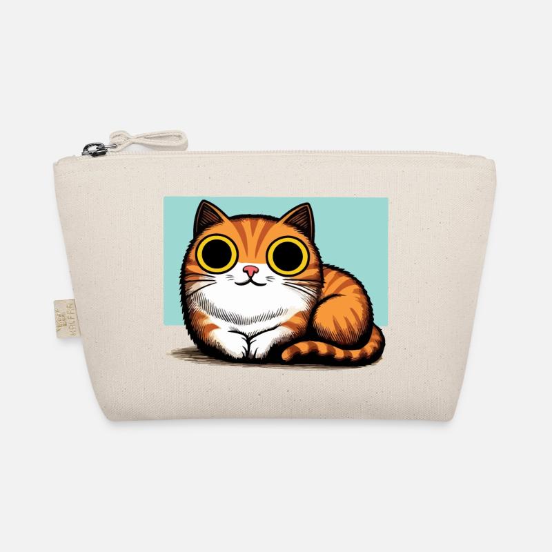 Chat mignon avec de grands yeux Trousse biologique