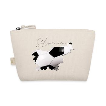 Slovenia map frames real football EN - Organic Pouch - nature - Front