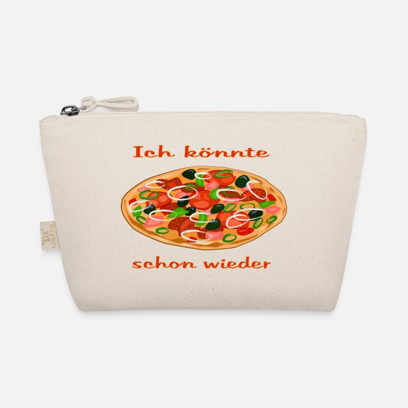 Lebendige Pizza mit frischen Zutaten Bio-Täschchen