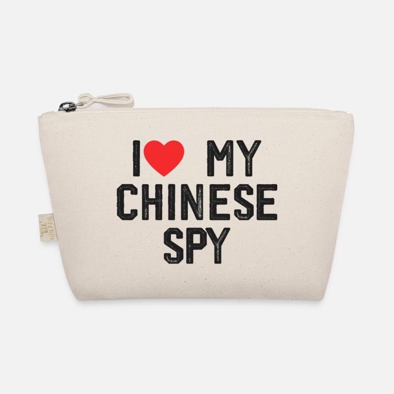 I Love My Chinese Spy Organic Pouch