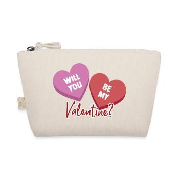 Will_You_Be_My_Valentine? - Bio-Täschchen - Natur - Vorne
