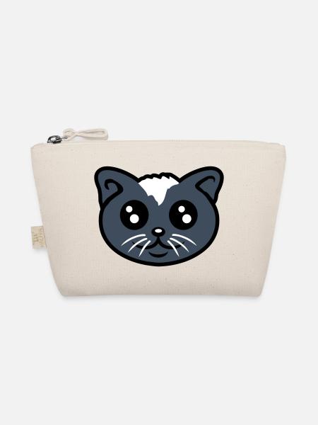 Cat Pet Cute Cute Kitten Friendly - Organic Pouch - nature - Front