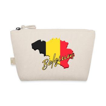 Flag of Belgium, map flag of Belgium - Organic Pouch - nature - Front