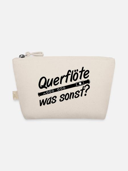 Fanfahrenzug, Spielmannszug, Querflöte was ...(25) - Bio-Täschchen - Natur - Vorne