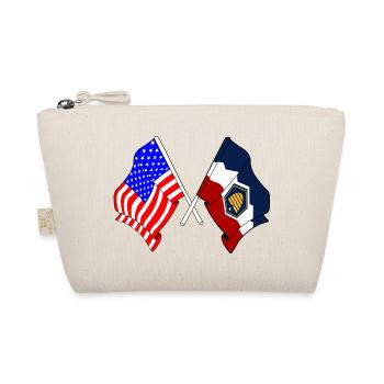 Drapeau des États-Unis et de l’État de l’Utah croisé - Trousse biologique - nature - Devant